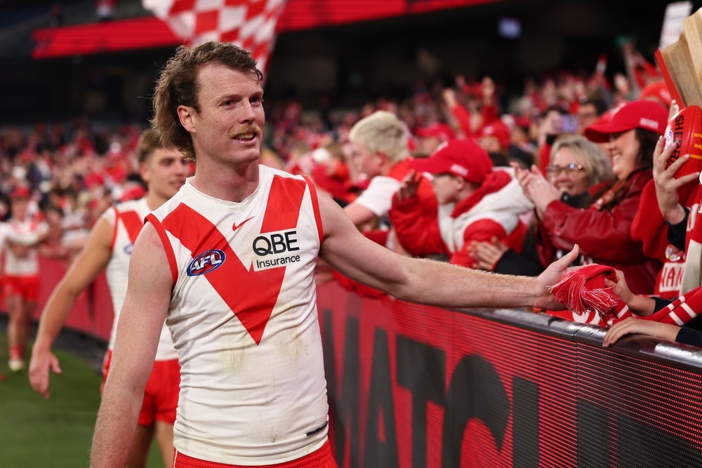 Kangaroos trade for Swans defender Nick Blakey in major deal