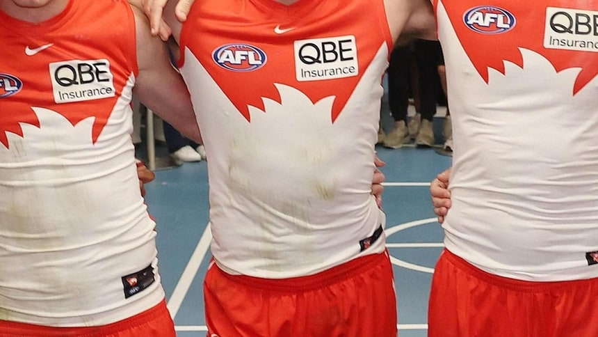 Sydney Swans jumpers in 2026. Picture: AFL Photos