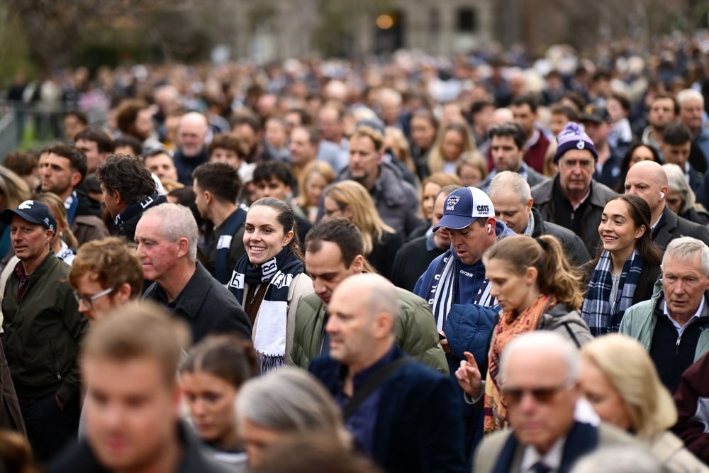 Cats v Blues sets new broadcast high as AFL spruiks record finals crowds