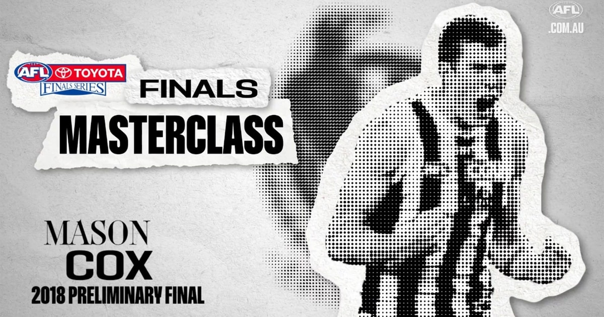 Finals Masterclass: Mason Cox, 2018 preliminary final