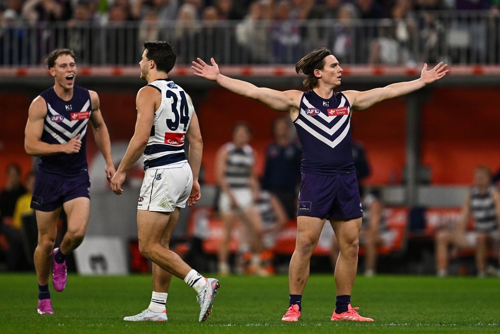 Anchors away: Freo prevails in finals epic after weathering Cats' storm