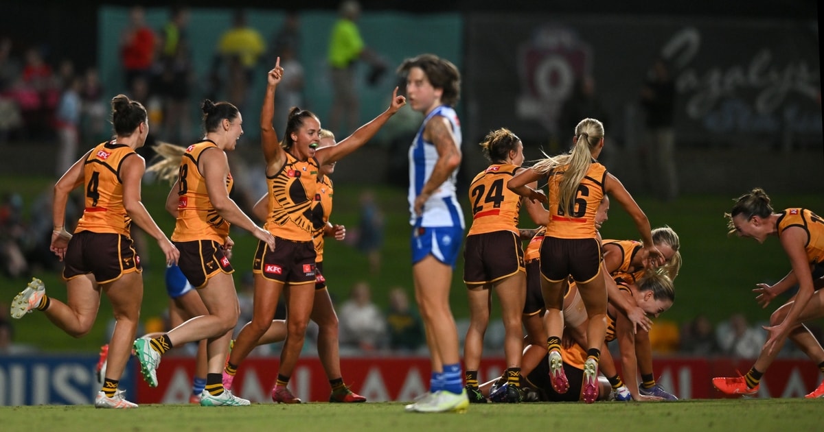 Photo: afl.com.au Hawthorn Ends North Melbourne's 1020-Day Cairns Streak in Massive Upset
