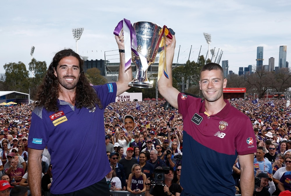 Grand Final Day features Fremantle vs. Brisbane at MCG