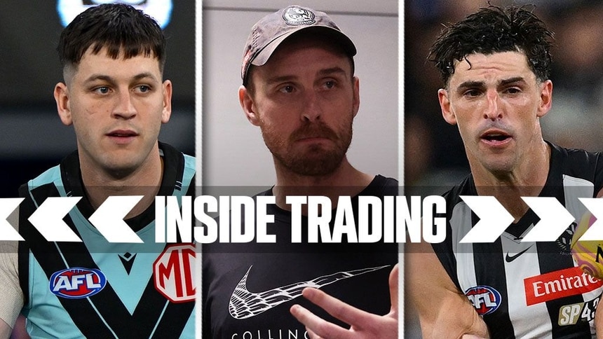 L-R: Zak Butters, Jordan Roughead, Scott Pendlebury. Pictures: AFL Photos
