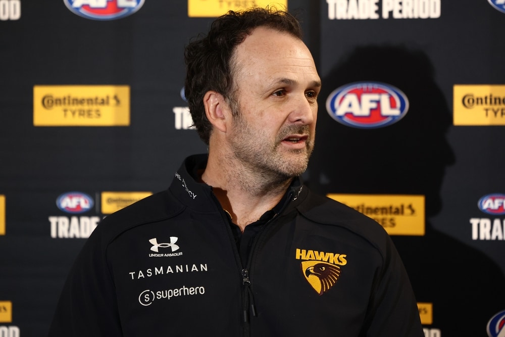 Hawks' busy Trade Period continues with Bulldogs pick swap
