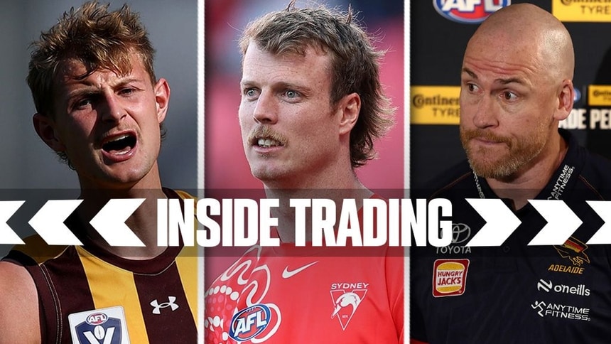 Aidan Schubert, Nick Blakey, Jarryd Roughhead. Picture: AFL Photos