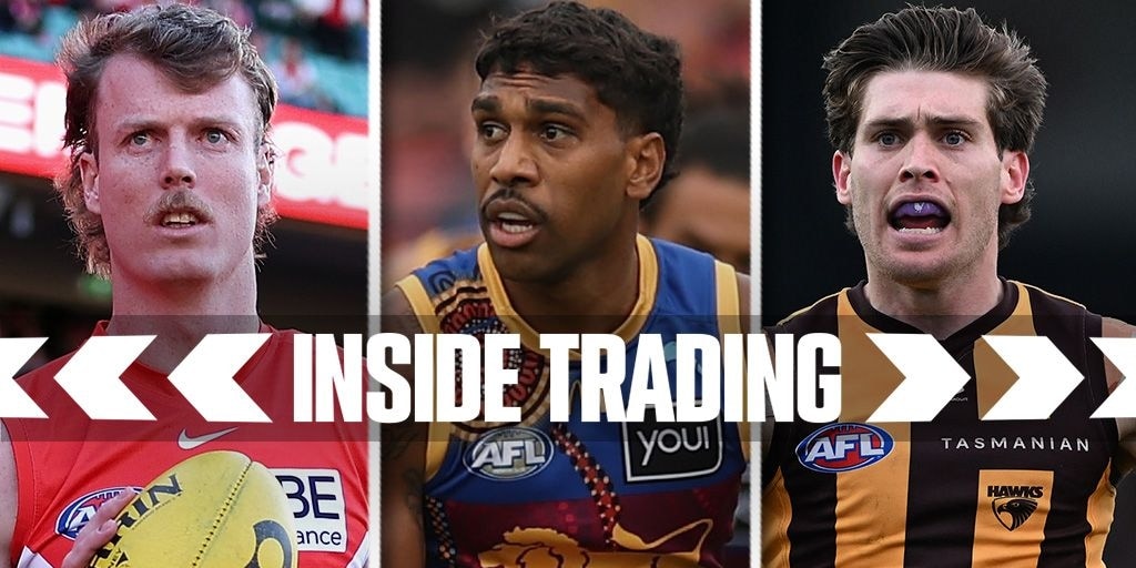 Roos' deals to drive trade frenzy, Bombers in hunt for Lion, Hawks look to ramp up Day talks