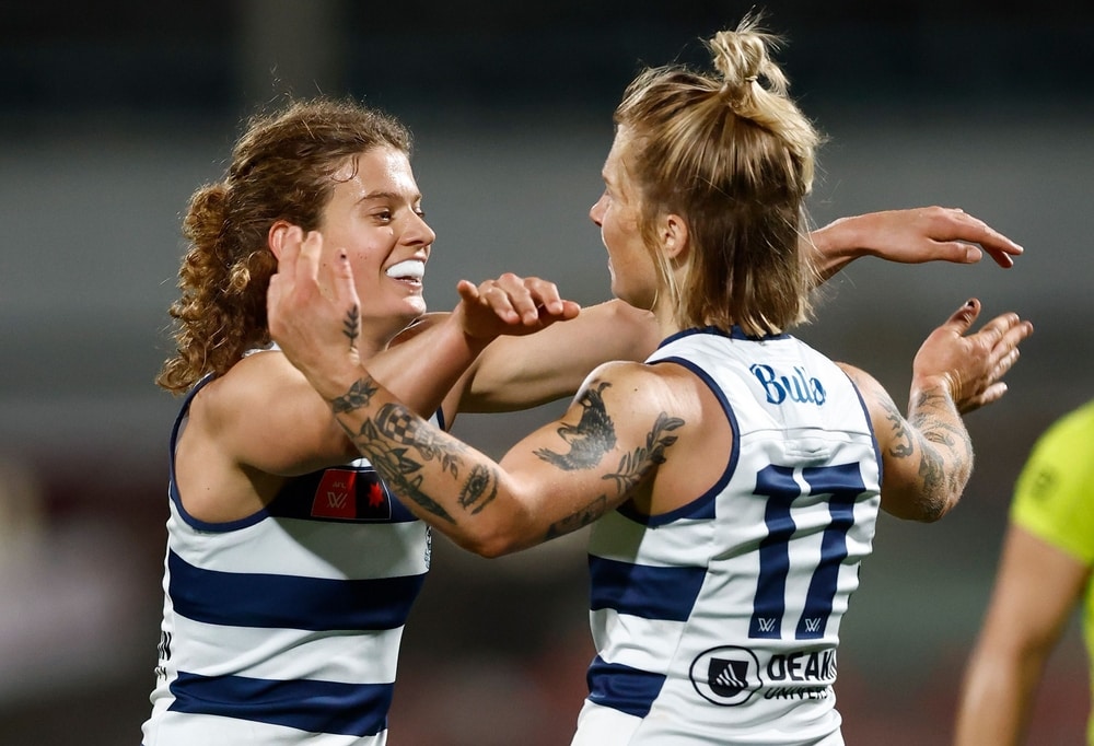 Geelong leads McClelland Trophy race as AFLW season progresses