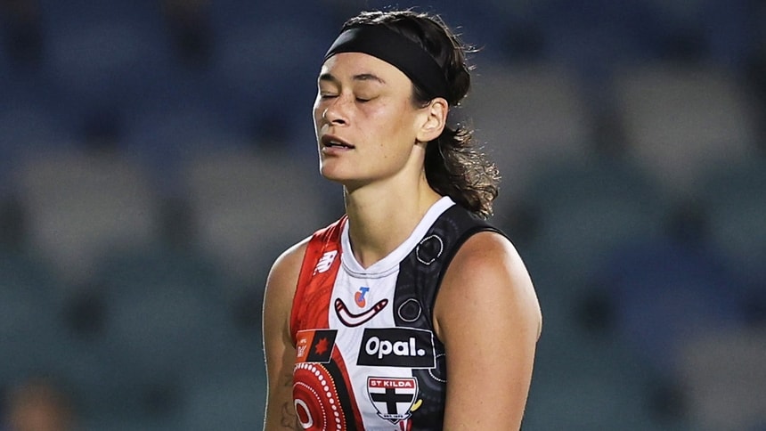 Jesse Tawhiao-Wardlaw during round three between Sydney and St Kilda on August 29, 2026. Picture: Getty Images