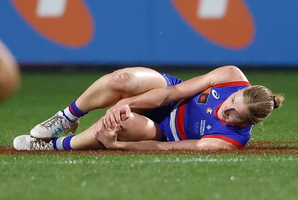 Western Bulldogs' Isabelle Pritchard out with knee injury ahead of AFLW round 12