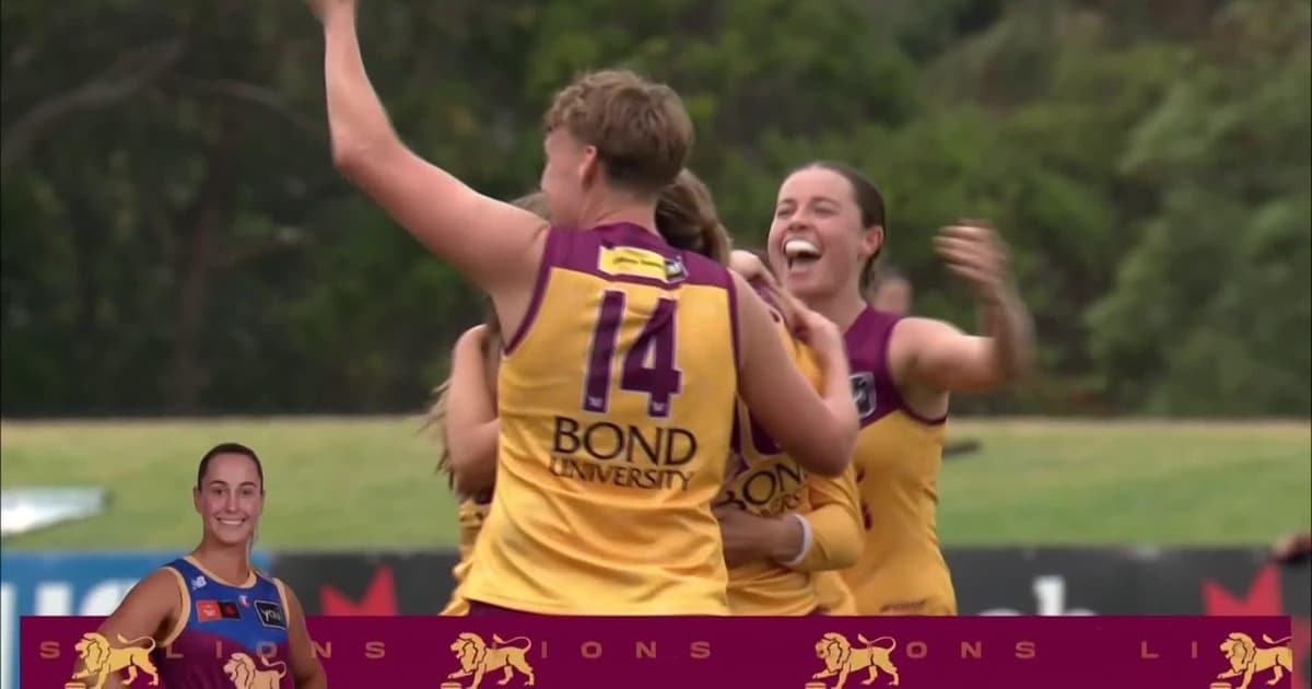 Worth the wait: Grider celebrates first AFLW goal in style